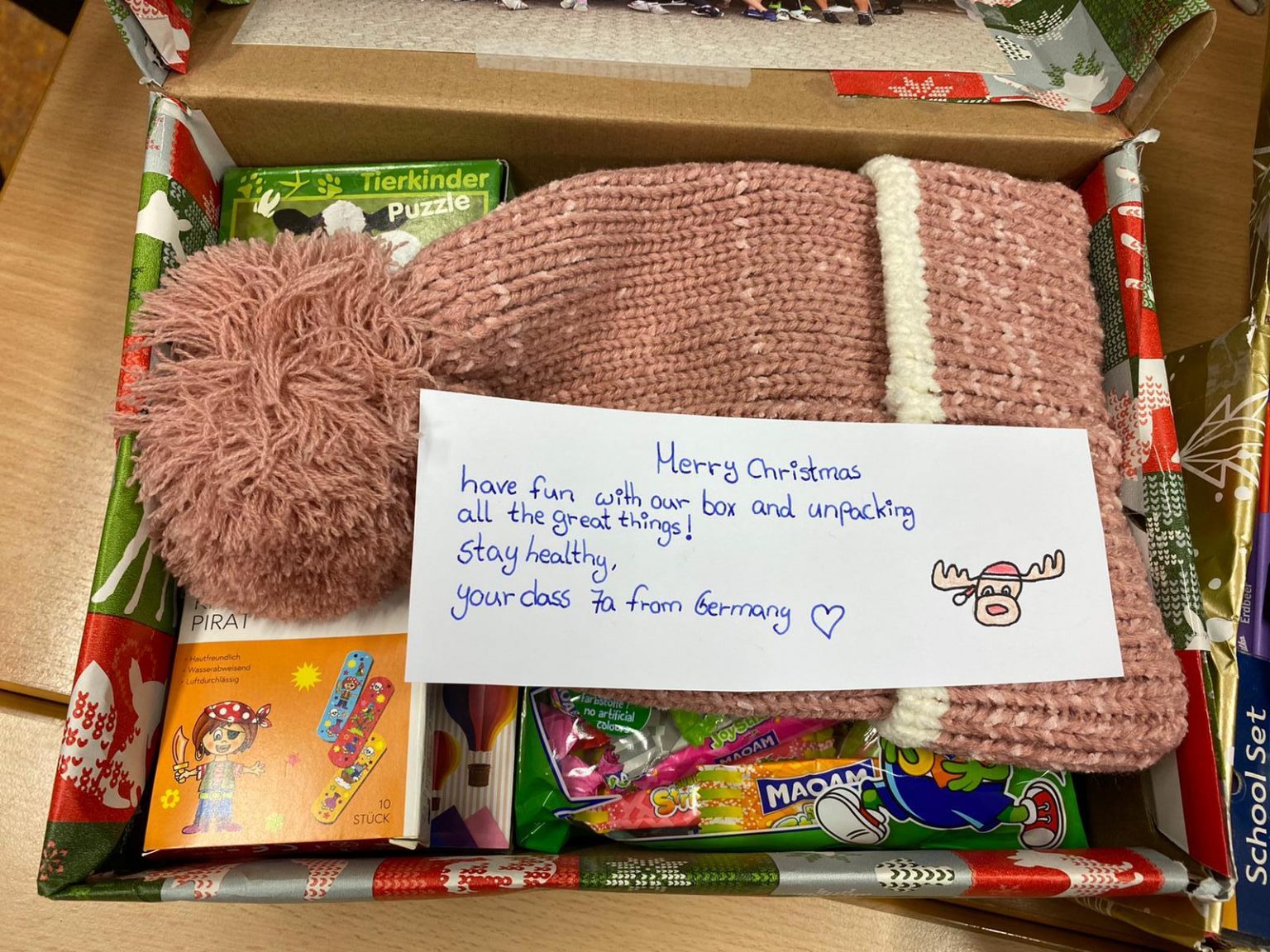 Weihnachten im Schuhkarton GesamtschuleUerdingen