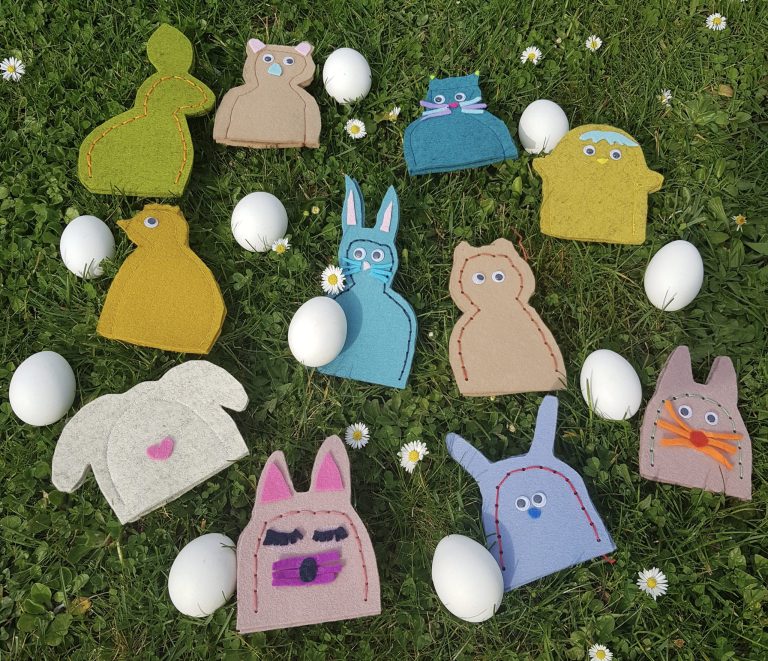 Die Näh-AG wünscht fröhliche Ostern und schöne Ferien